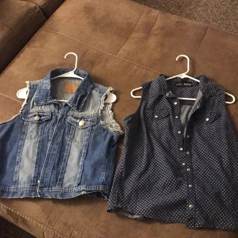 2 for 1 Bundle Deal , Jean Vest !!